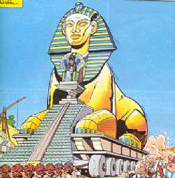 Cleopatra travelling