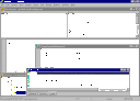 Borland C++ OWL ClassExpert, standaard editor window en het Message window.