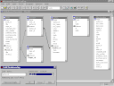 De relatie tussen twee tabellen kan worden gewijzigd in de Edit Relationship dialoog van Visual FoxPro. Rechts in het Database Designer Window is een view object te herkennen aan een ander icoon.
